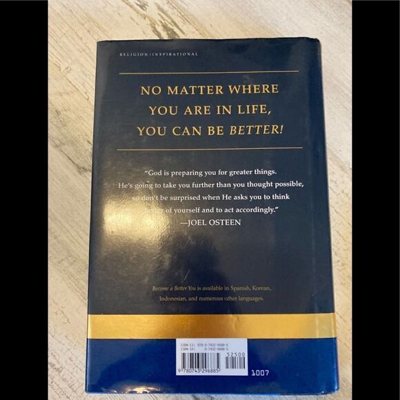 Joel Osteen Become A Better You hardback book - Picture 4 of 4